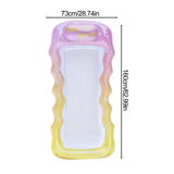 Ergonomic Inflatable Pool Lounger Tanning Bed for Beach & Lake