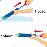 6-Pack Foam Water Gun Soakers for Kids Pool & Beach Summer Fun