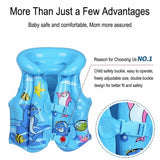 Kids Inflatable Safety Swim Vest | Durable PVC | Water Sports Aid