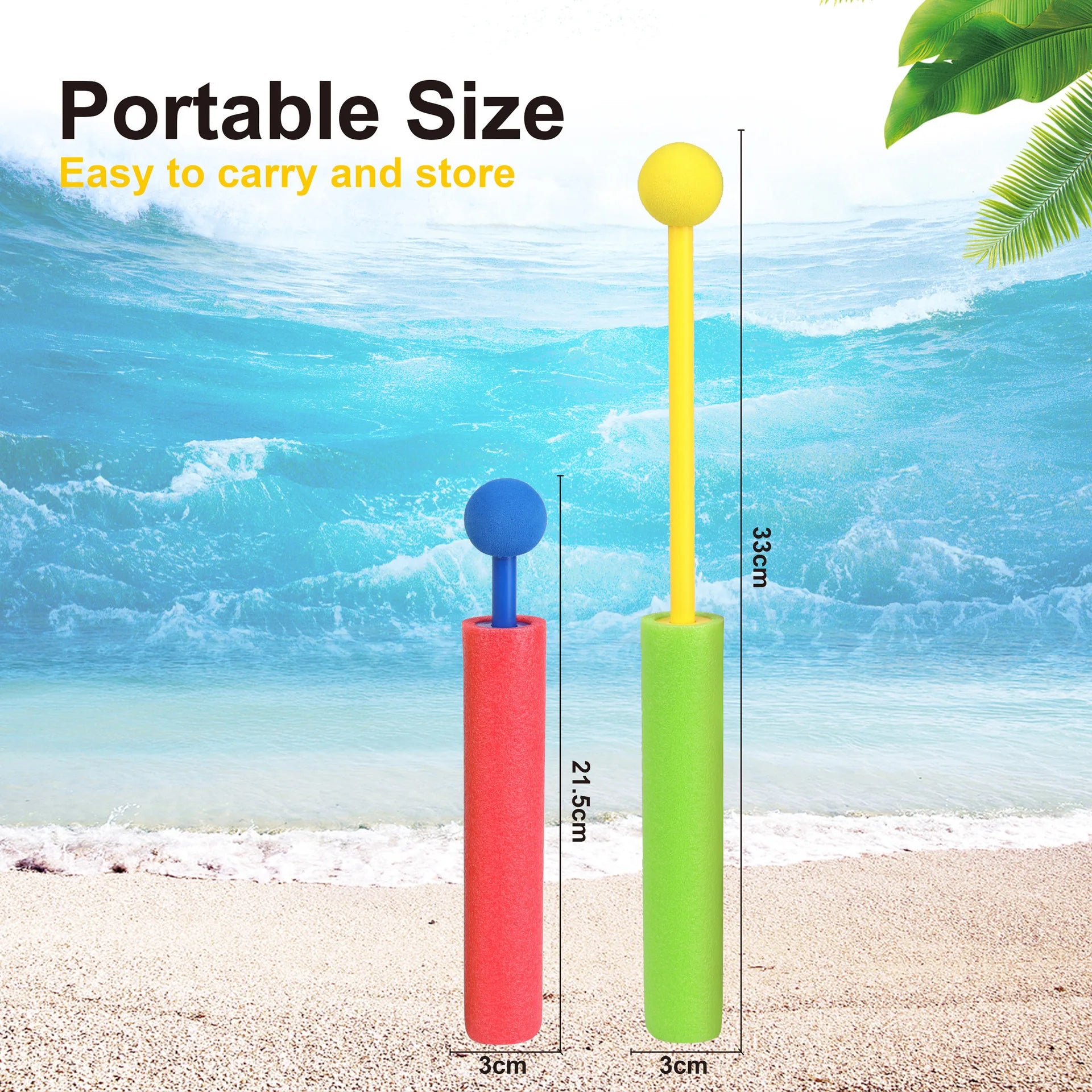 Kids Foam Water Gun Soaker Blasters for Pool & Beach