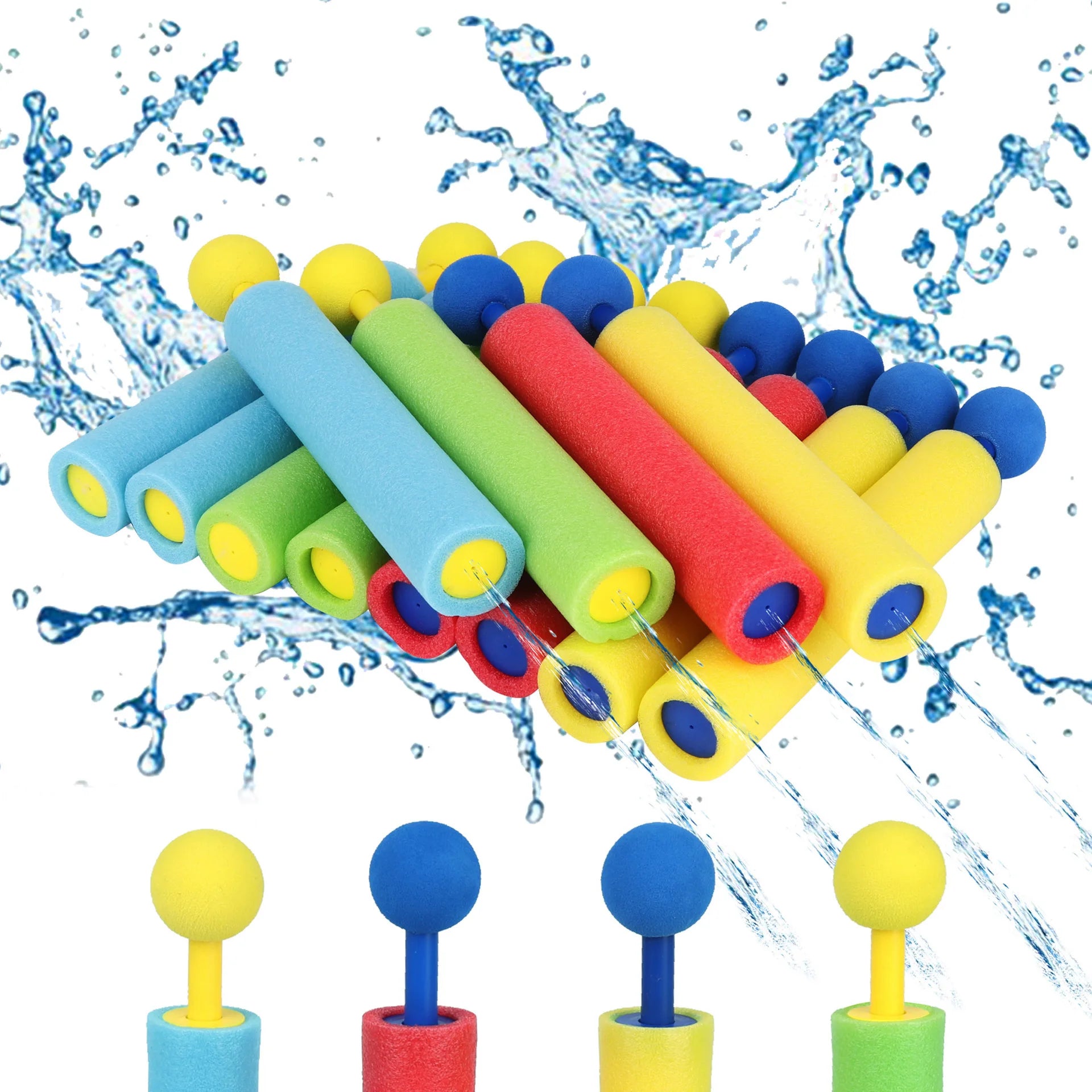 Kids Foam Water Gun Soaker Blasters for Pool & Beach