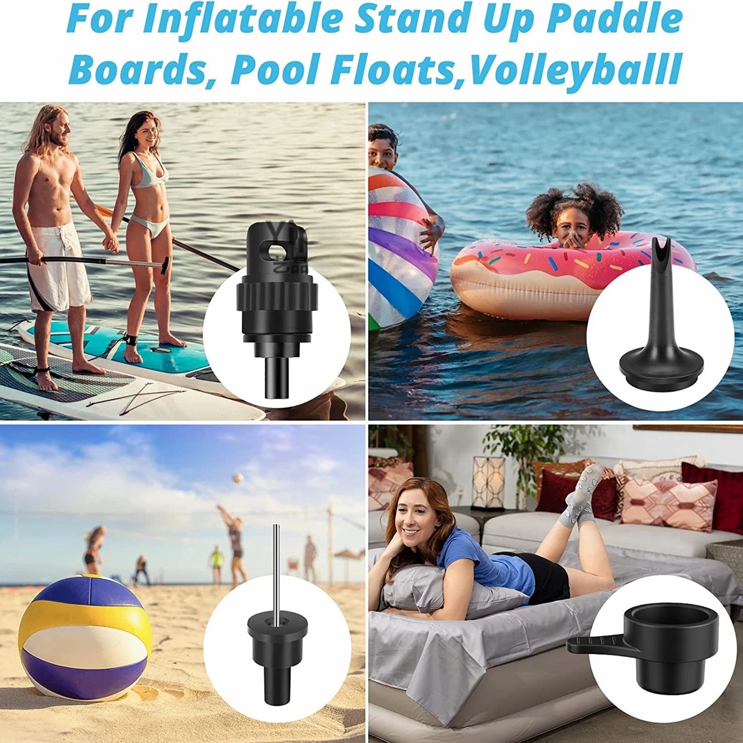 20PSI Electric SUP Pump Wireless Portable Air Inflator for Boats