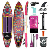 11'6" Inflatable Fishing Paddle Board - All-Around SUP