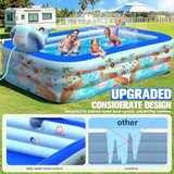 Inflatable Elephant Sprinkler Pool - Thickened PVC Family Pool