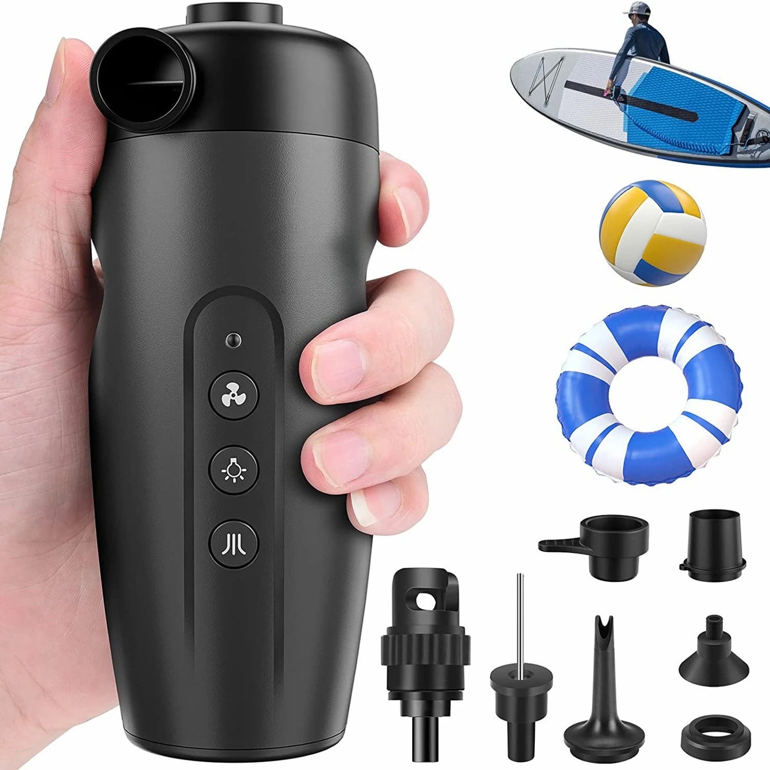 20PSI Electric SUP Pump Wireless Portable Air Inflator for Boats