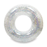 Inflatable Sequin Swimming Ring - PVC Pool Float for Adults & Kids
