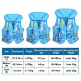 Kids Inflatable Safety Swim Vest | Durable PVC | Water Sports Aid