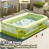 Large Inflatable Family Swimming Pool PVC Backyard Kids Play Center