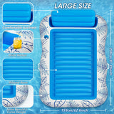 Inflatable Tanning Pool Lounge Chair - Floating Suntan Tub for Beach