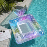 Inflatable Water Hammock Mesh Pool Float Chair for Adults & Teens