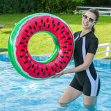 Fruit Inflatable Pool Float PVC Swimming Ring for Beach & Pool Parties