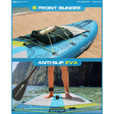 11'6" Inflatable SUP - Wide Fishing & Touring Paddle Board