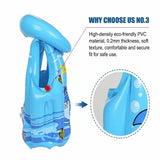 Kids Inflatable Safety Swim Vest | Durable PVC | Water Sports Aid