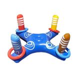 Inflatable Basketball Hoop & Ring Toss Game for Pool & Beach