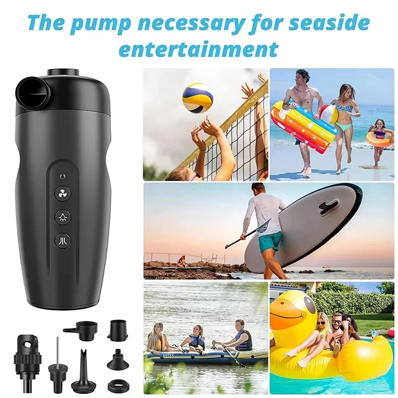 20PSI Electric SUP Pump Wireless Portable Air Inflator for Boats