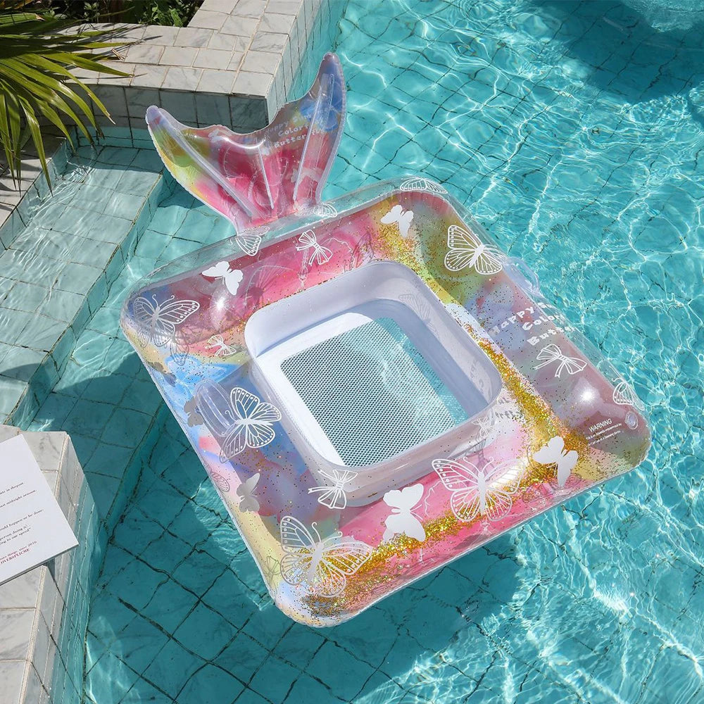 Inflatable Water Hammock Mesh Pool Float Chair for Adults & Teens