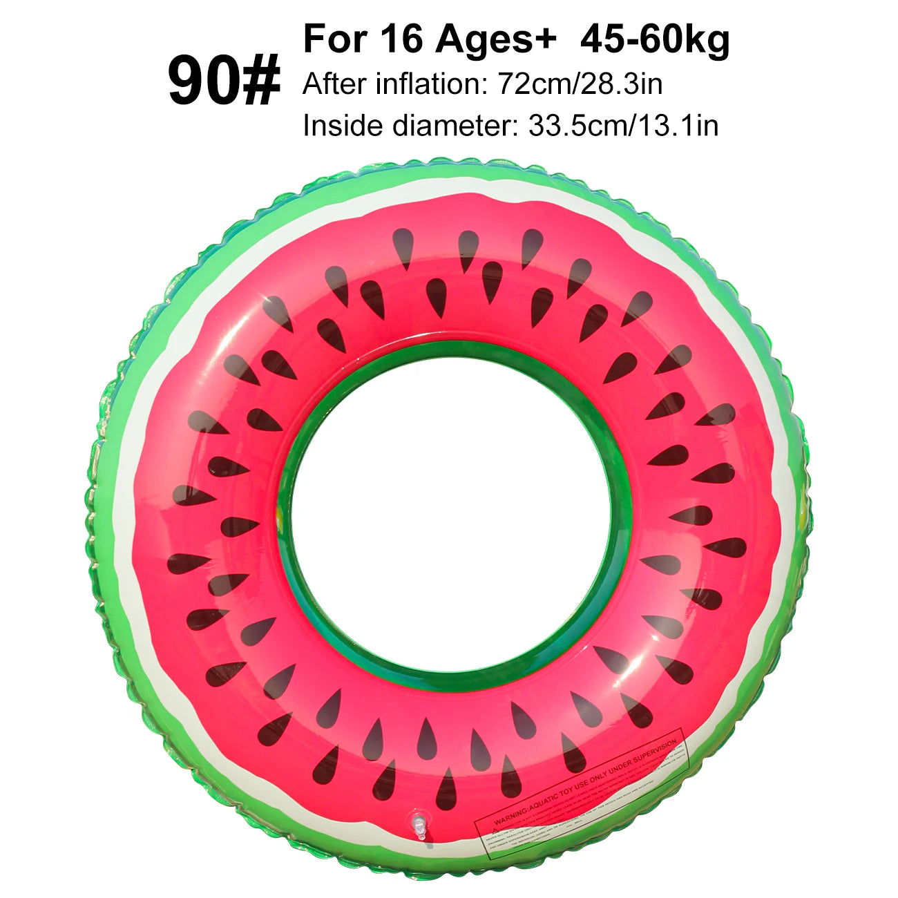 Fruit Inflatable Pool Float PVC Swimming Ring for Beach & Pool Parties