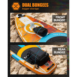 Inflatable Paddle Board 11'6" Wide SUP for Fishing and Touring