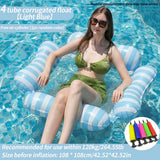 Mesh Inflatable Pool Float Lounger - Water Hammock for Adults & Kids